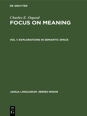 cover image of Explorations in Semantic Space